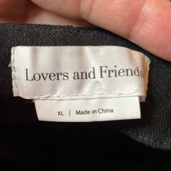 Revolve Lovers and Friends Liam Pants in Black Stretch Size XL - Picture 7 of 7